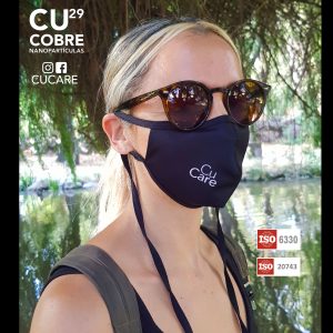 Mascarilla con Nanopartículas de cobre