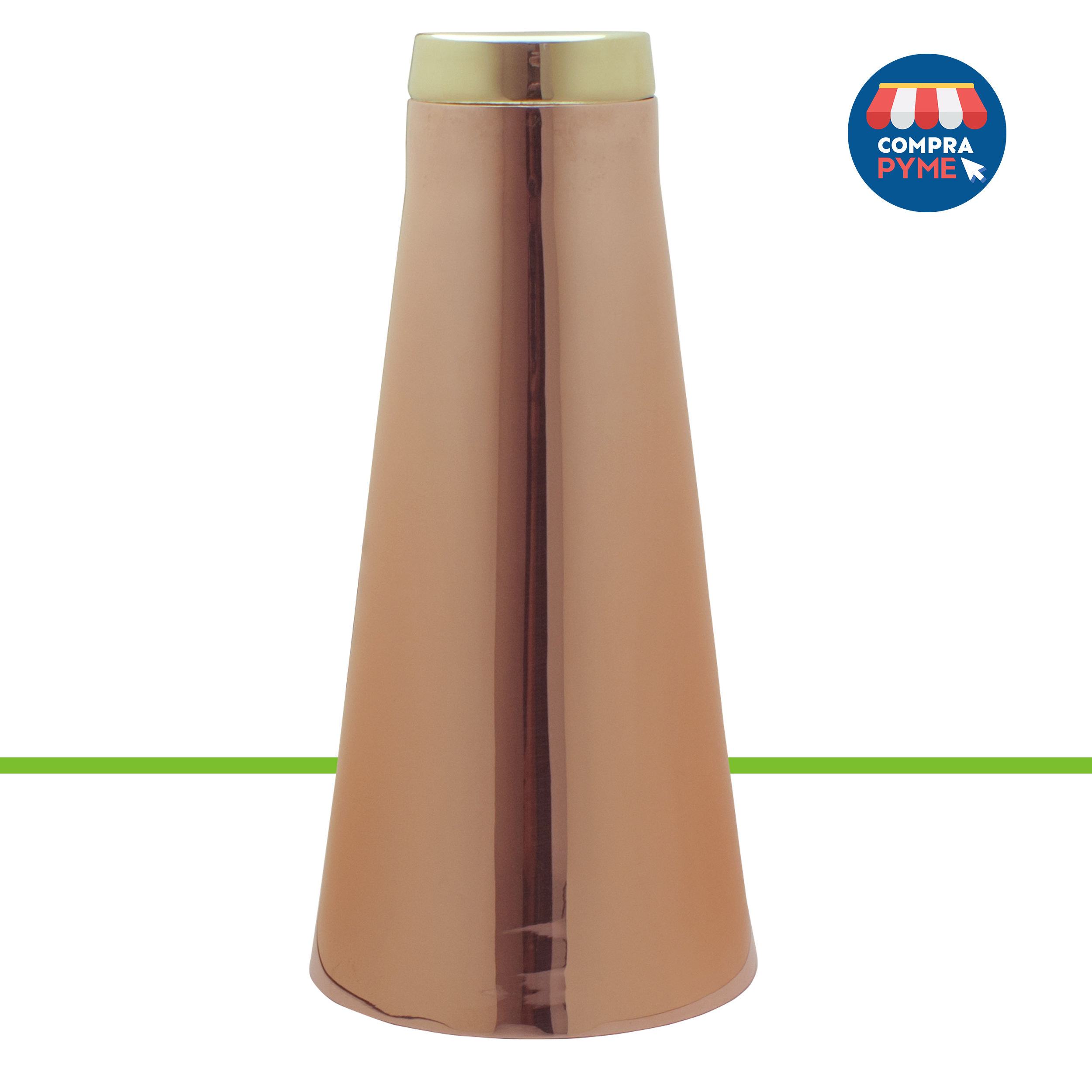 Botella de cobre